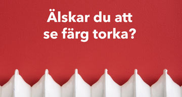 Röd bakgrund med färg Älskar du att se färg torkar?