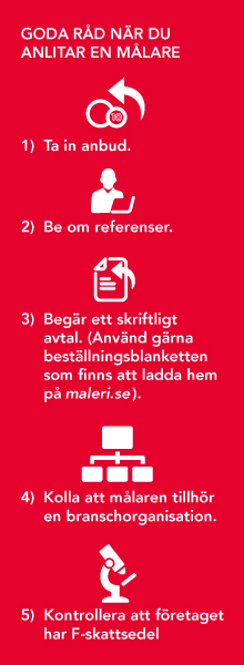 Tips och råd när du anlitar en målare